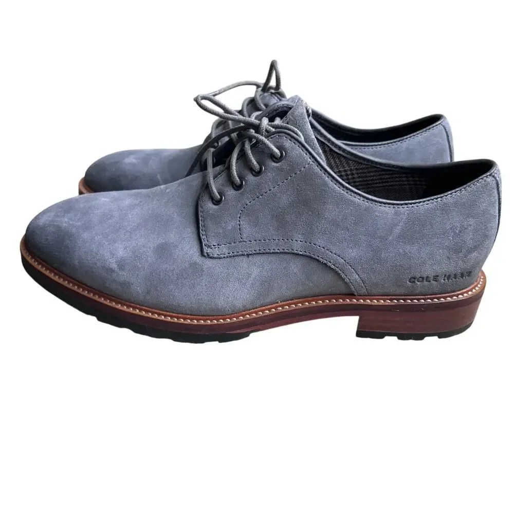 Cole Haan Suede Oxfords Derby Shoes modern office shoes 8.5
